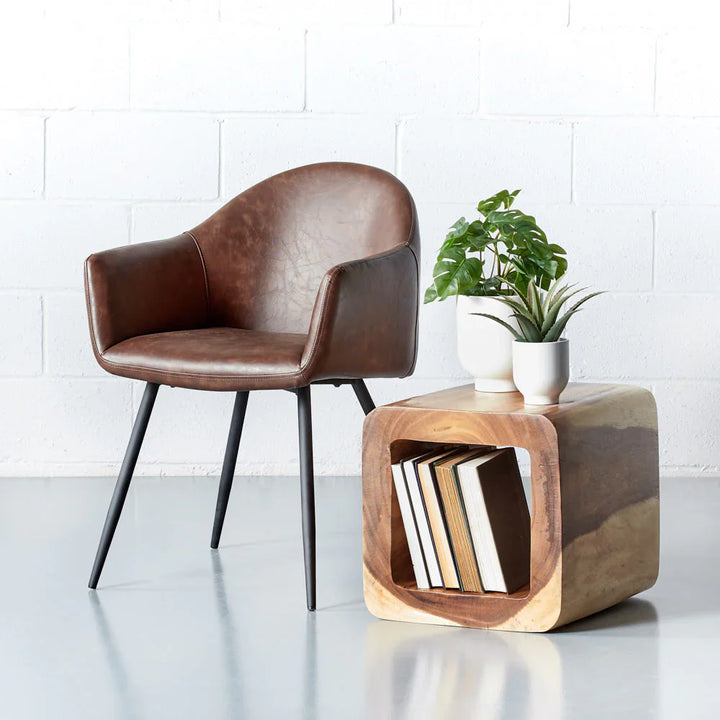 CUBE – Suar Wood Nightstand