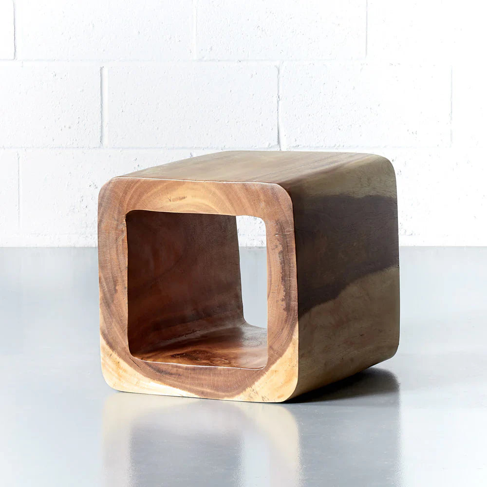CUBE – Suar Wood Nightstand