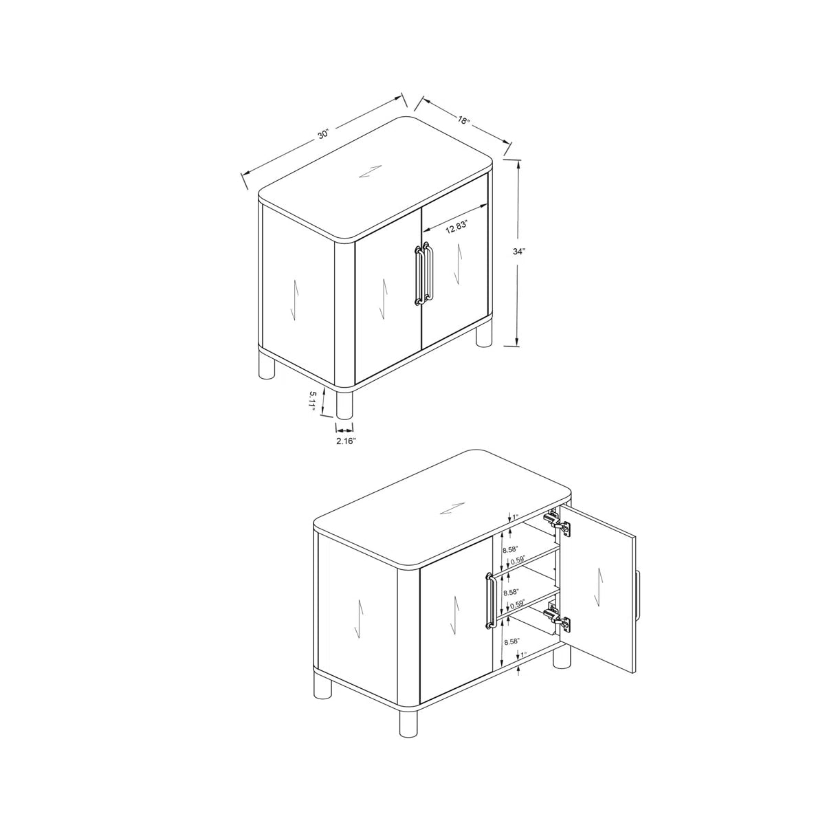 Marshall Wooden Cabinet