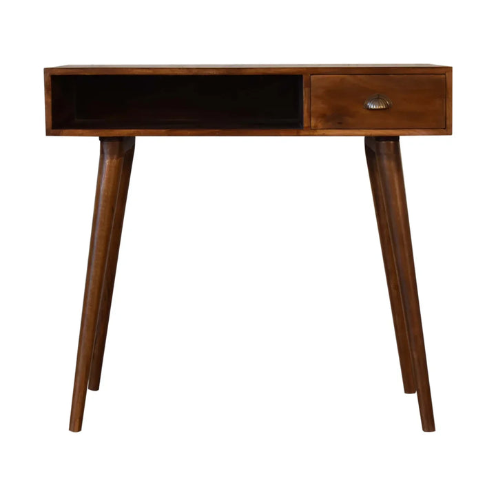 Chestnut Wave Writing Desk