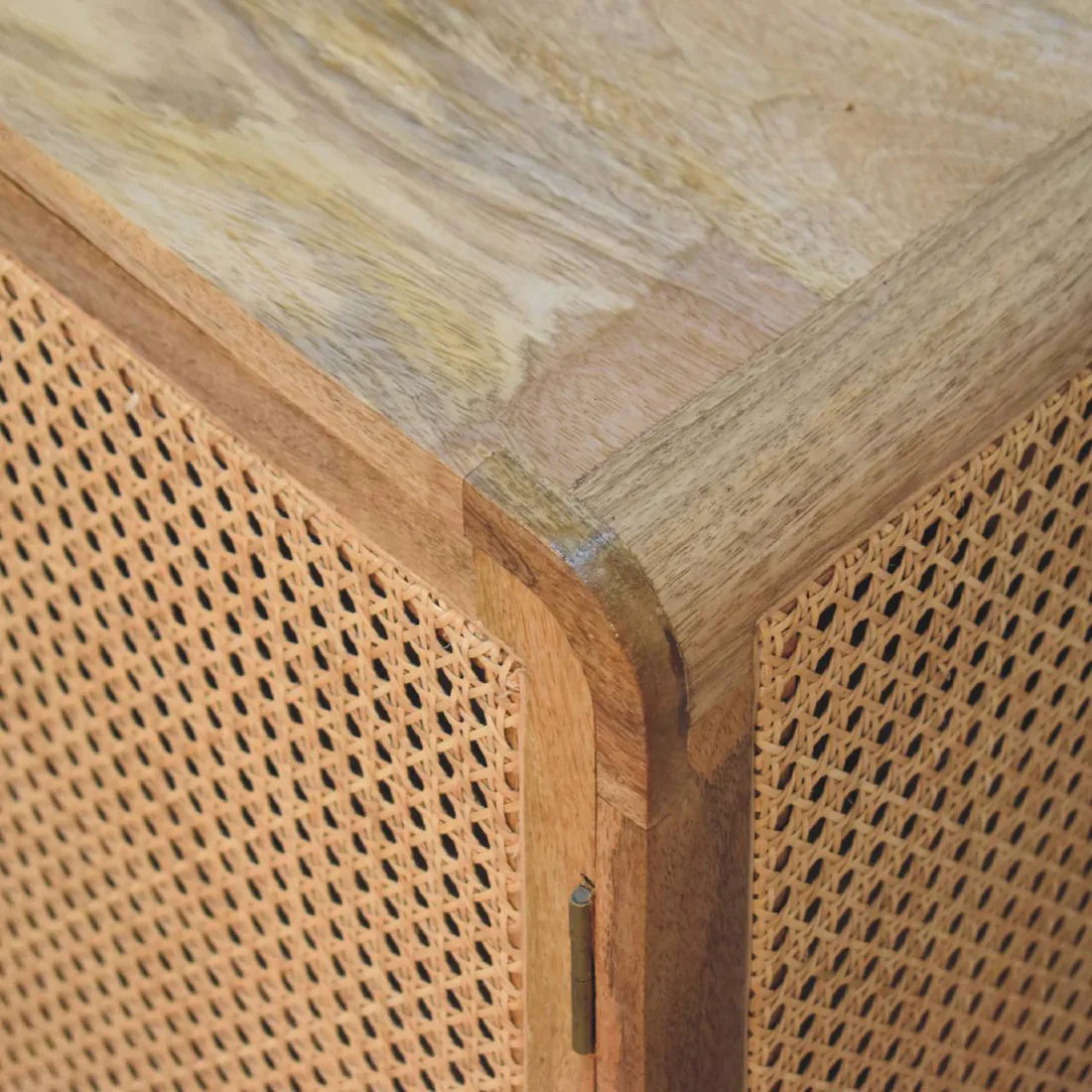 Larrisa Woven Storage Cabinet
