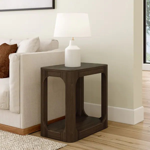 Forma Dark Rectangular Side Table