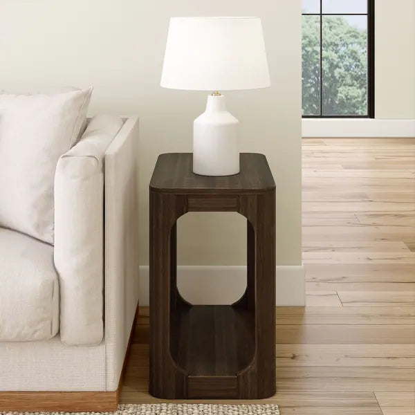 Forma Dark Rectangular Side Table