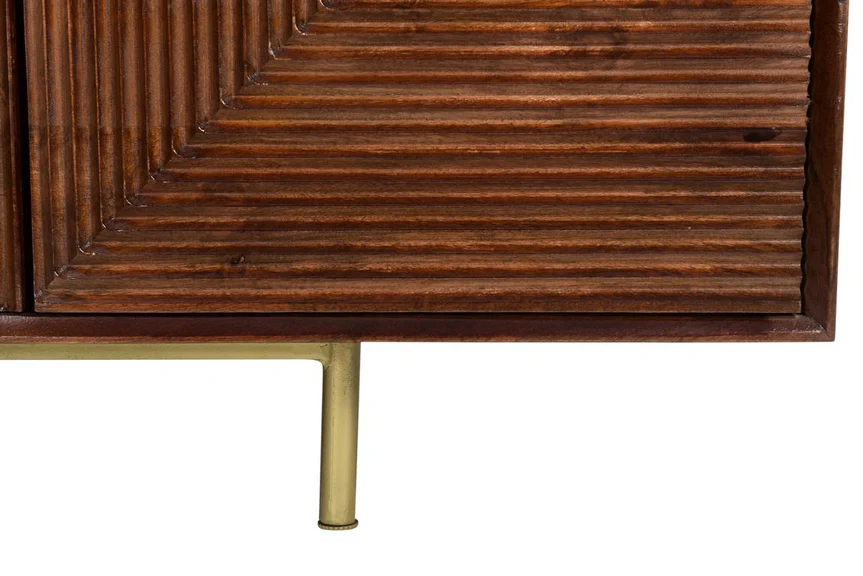 Zayn Fluted Wooden Sideboard