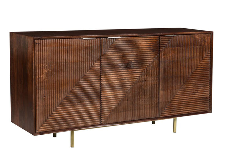 Zayn Fluted Wooden Sideboard