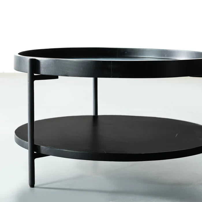 PAVIA - Black Acacia Coffee Table