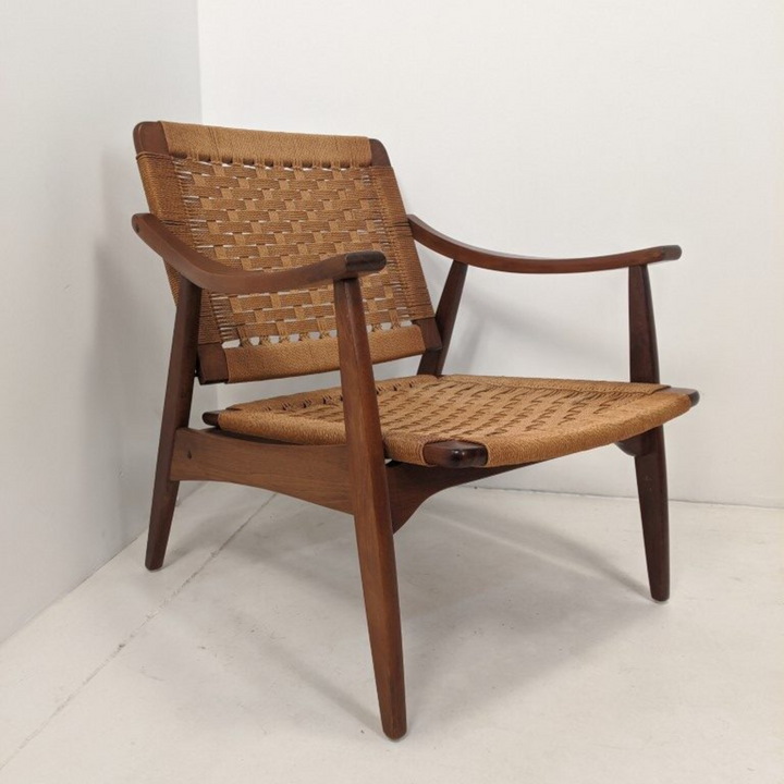 Vintage Rope Woven Lounge Chair