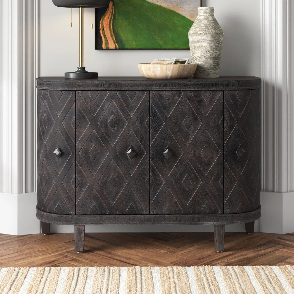 Winfield 4-Door Storage Cabinet