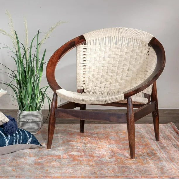 Orbit Woven Accent Chair