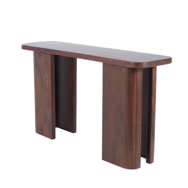 Solid Wood Slab Console Table