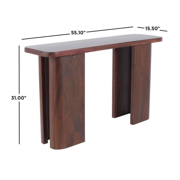 Solid Wood Slab Console Table