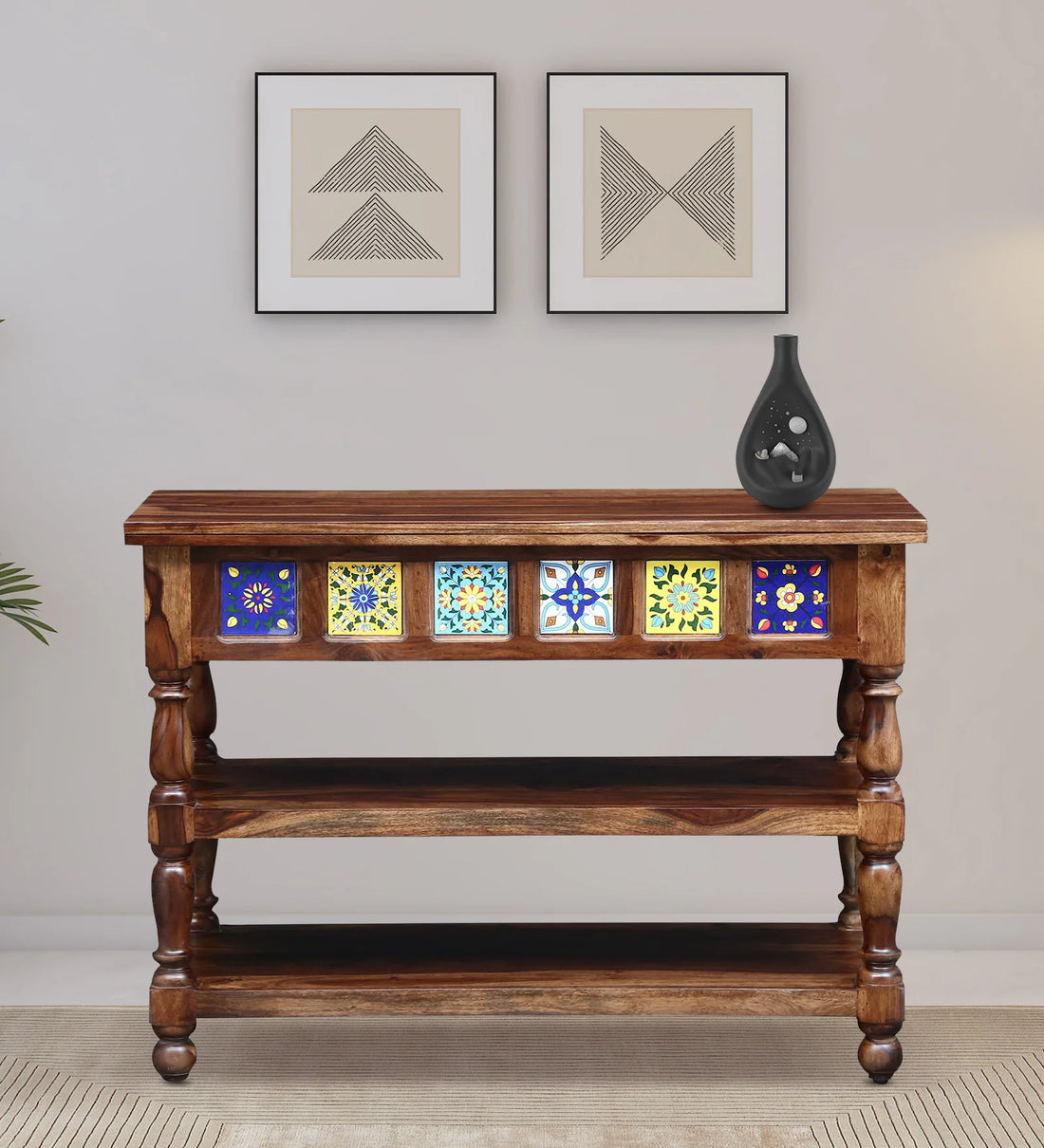 Siramika Sheesham Wood Console Table