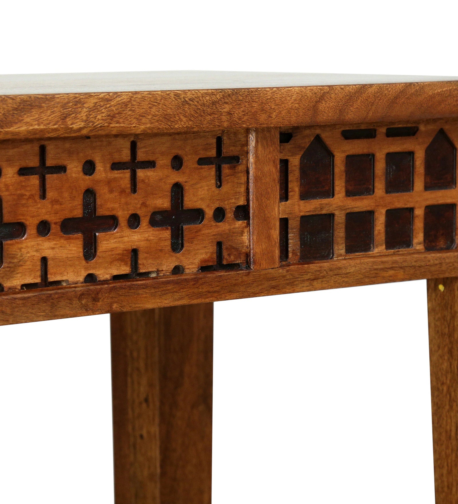 Solid Wood Console Table – Provincial Teak Finish